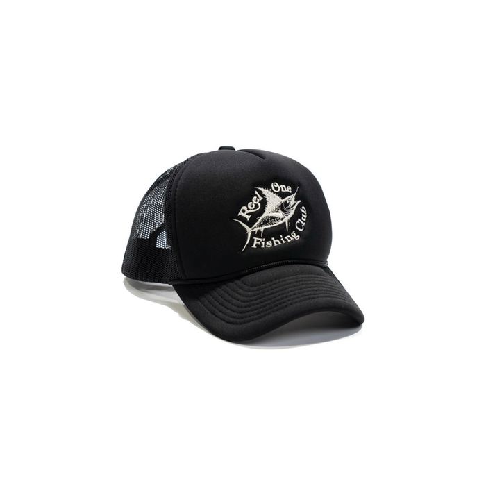 ROFC Logo Foam Trucker Hat Black