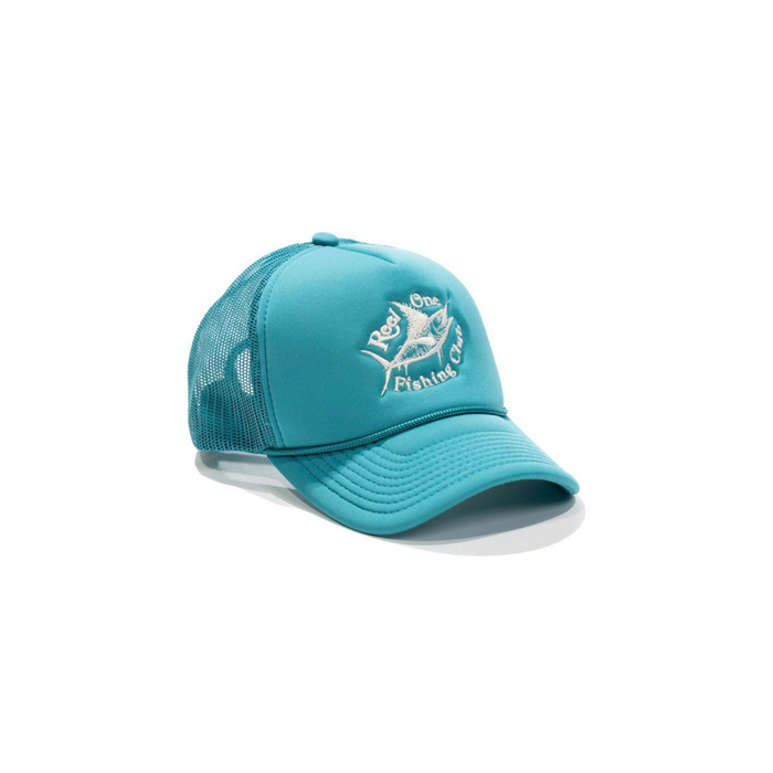 ROFC Logo Foam Trucker Hat Teal